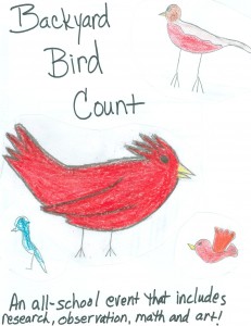 They participated in the Backyard Bird Count